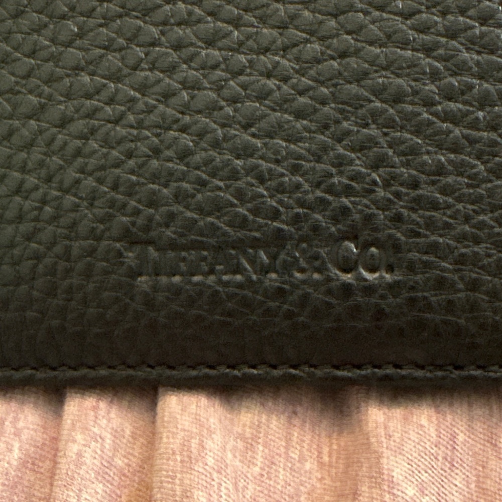 Tiffany andCo. Black leather passport cover. Brand‎ new- never used. - Picture 2 of 6